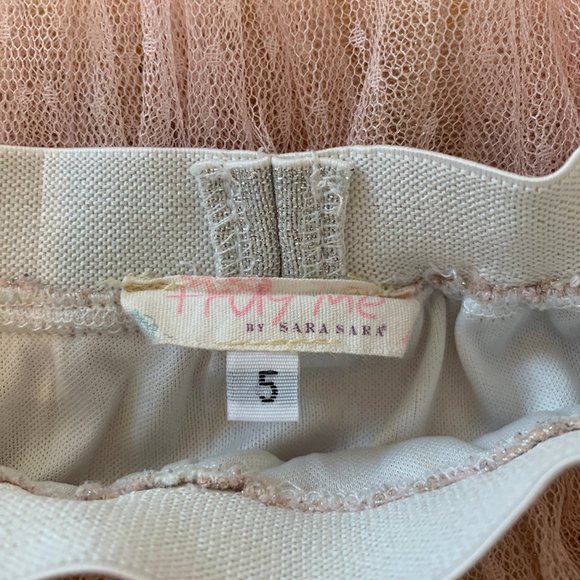 Truly Me Peach layered tutu skirt - size 5 - Picture 2 of 2